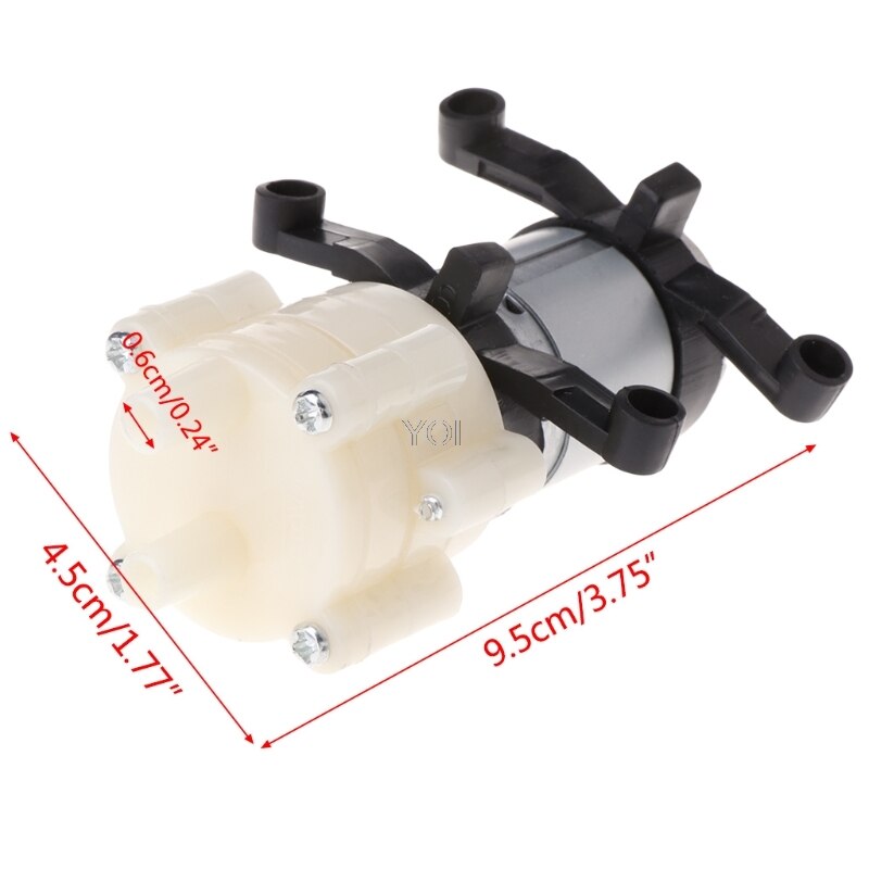DC6-12V R385 Aquarium Fish Tank Round Water Air DC Diaphragm Pumps Accessories