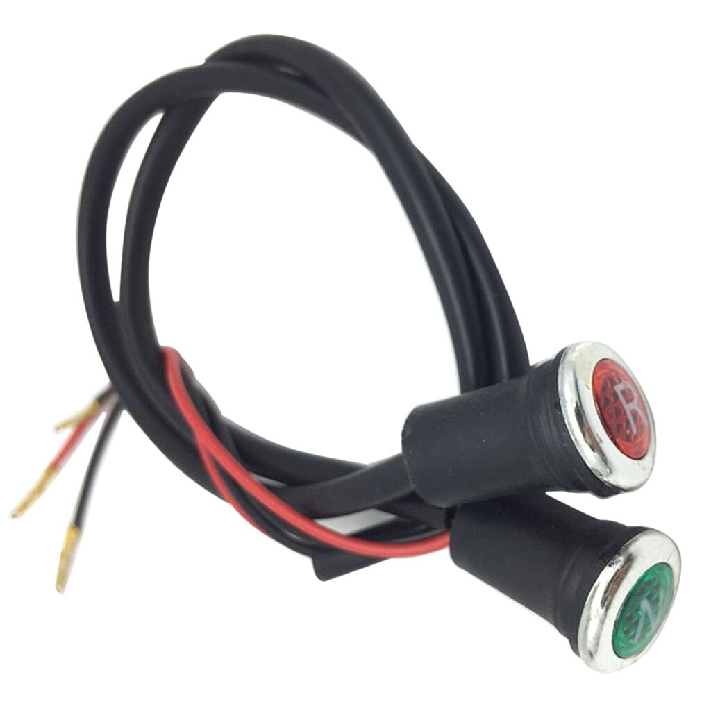 Indicador de luz neutra y inversa ATV, para 90/110/125/150/200/250/300cc ATV Quad Sunl/Taotao/Eagle/Loncin DC 12V, 2 uds.