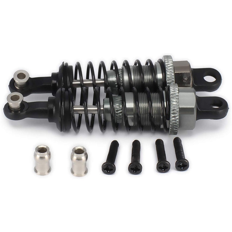 4Pcs Aluminum Shock Absorber Assembled Damper Replacement A949-55 for WLtoys 1/18 RC Car A959 A979 K929 A959-B A969-B A979B