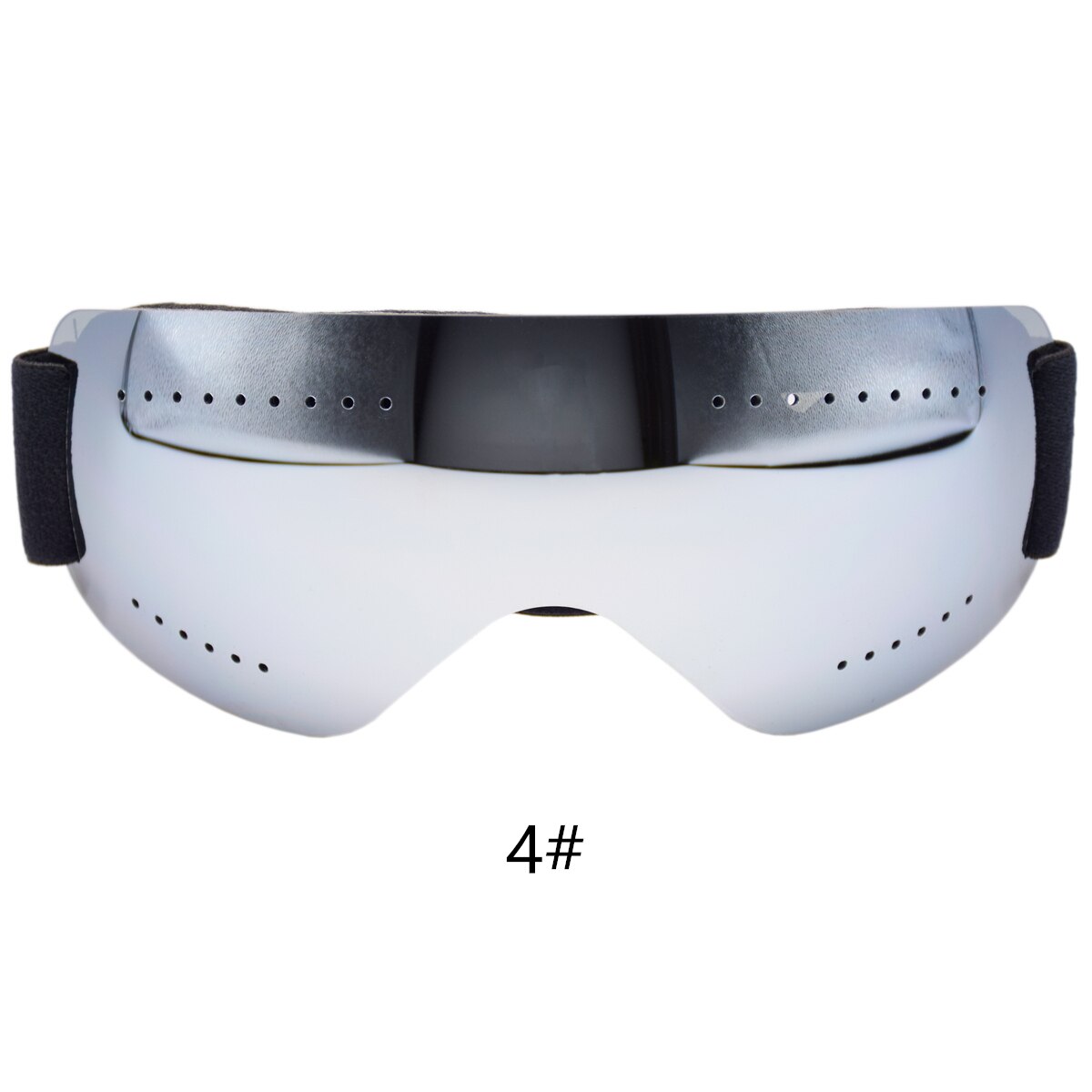 Heren dames unisex skibrillen  uv400 anti-condens skibrillen winter winddicht snowboardbrillen skibrillen snowboardbrillen: Zilver 4 multi