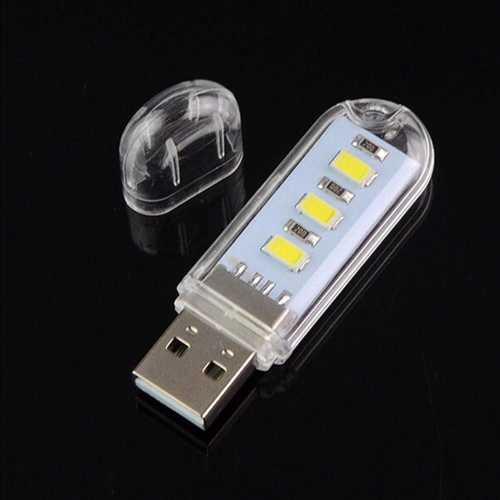 Mini 3LEDs 8LEDs USB 5V LED nachtlampje Bureau Boek Leeslamp Camping Lamp kinderen voor Mobiele Lader Laptops
