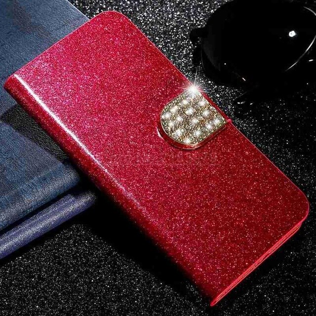 On Galaxy A31 Case Hoesje Capa For Samsung Galaxy A31 A 31 Coque Wallet Case For Samsung A31 A 31 Fundas Book Flip Cover: Rose with Diamond