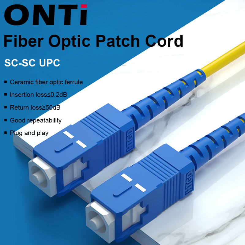 Ontí UPC SC fibra UPC Cable 1M 3M 5M 10M 20M 30M SX 2,0mm 3,0mm FTTH de parche de fibra Cables SM óptico Pigtail