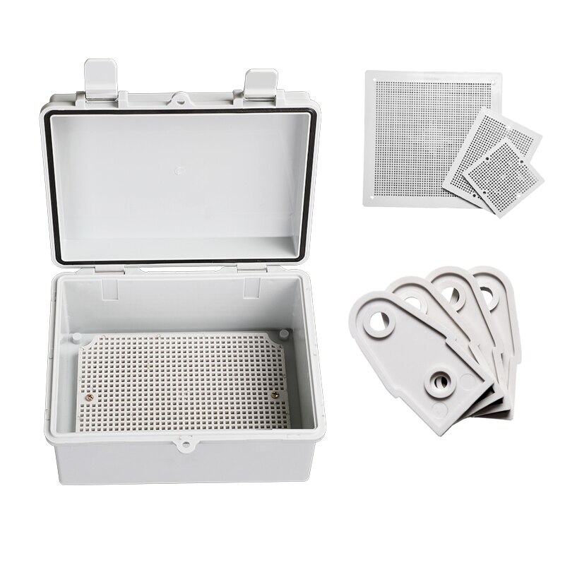 Electronic Box Buckle Waterproof Box Hinge Buckle ABS Plastic Electrical Control Box Lock Terminal Junction Box