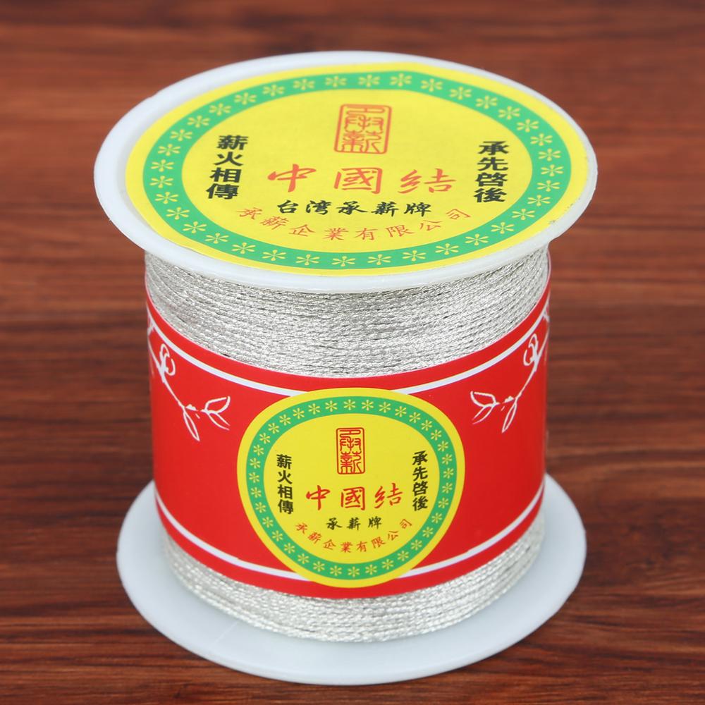 22/43 Yards/Roll Rode Koreaanse Zijde Chinese Knoop Koord Kralen String Cord Voor Diy Hand Craft Maken of Kleding Naaibenodigdheden