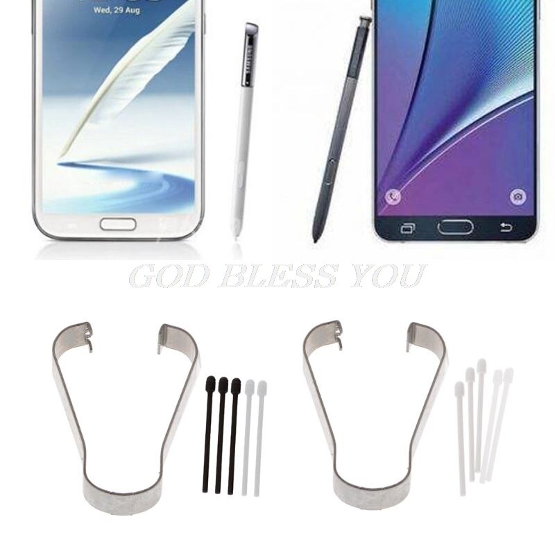 Refill Tip Voor Samsung Galaxy Note 5 / 4 /3 Stylus Pen Vervanging Nib Met Clip