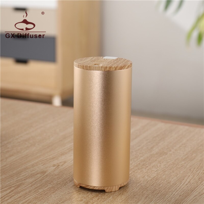 GXDiffuser Portable Ozone Generator USB Rechargeable Mini Air Purifier Odor Eliminator Bacteria Sterilizer Battery Air Freshener: Gold