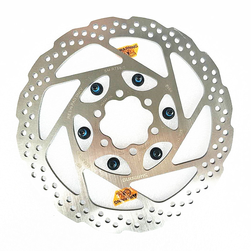 Shimano deore sm  rt56/g3/sh1 remschijf 6 bout mountainbike schijf  m610 rt56 m6000 remschijf 160mm/180mm mtb