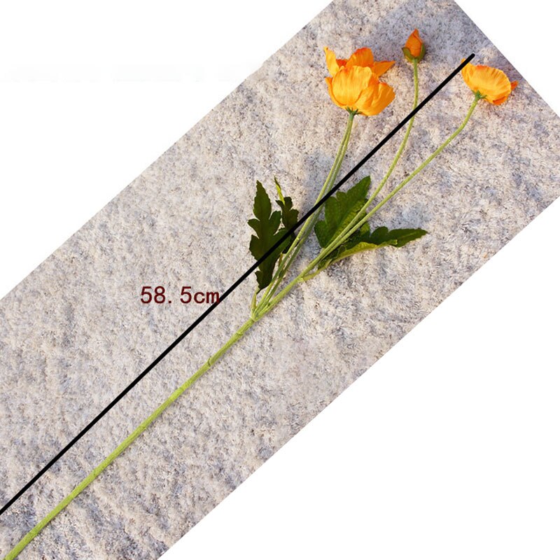 Kunstbloemen klaprozen boeket feest huis kunstbloemen huisbenodigdheden decoratie huisdecoratie