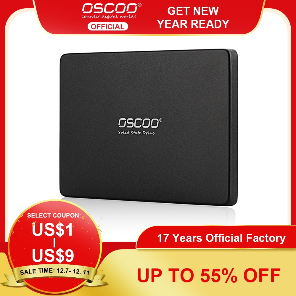 Oscoo 2.5 polegada ssd 500gb de alta velocidade disco duro ssd 120gb 240gb ssd sata hd ssd