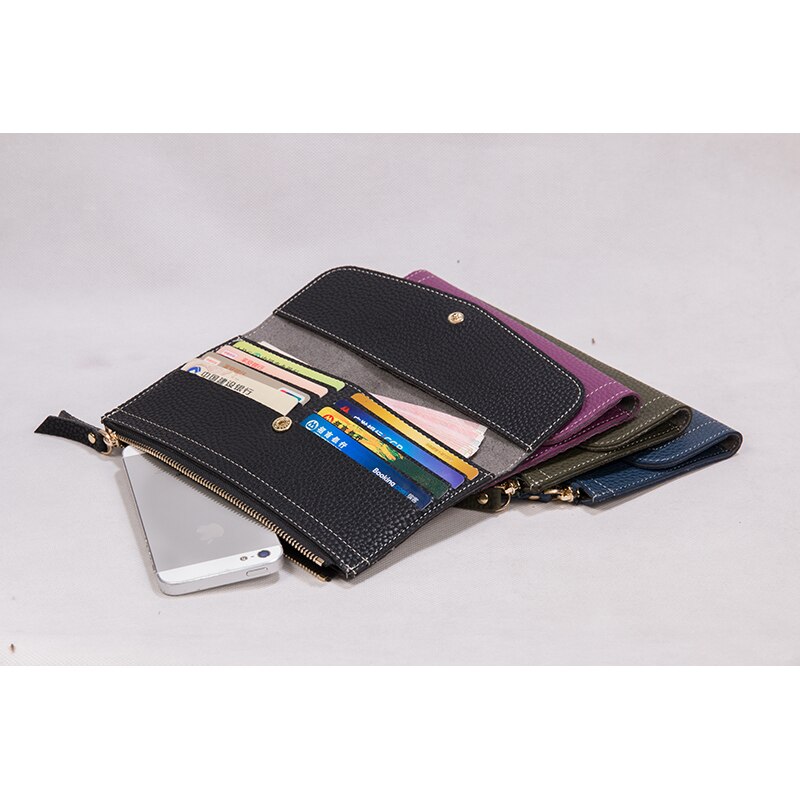 Portemonnee dames portemonnee clutch dames portemonnee leren telefoon portemonnee dames lange pu hoesje telefoonhoesje carteira femme