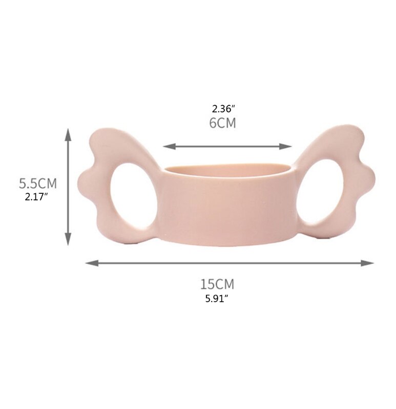 Compatibel Baby Fles Handvatten Voor Hegen Babyvoeding Flessen 4 Kleuren N84E