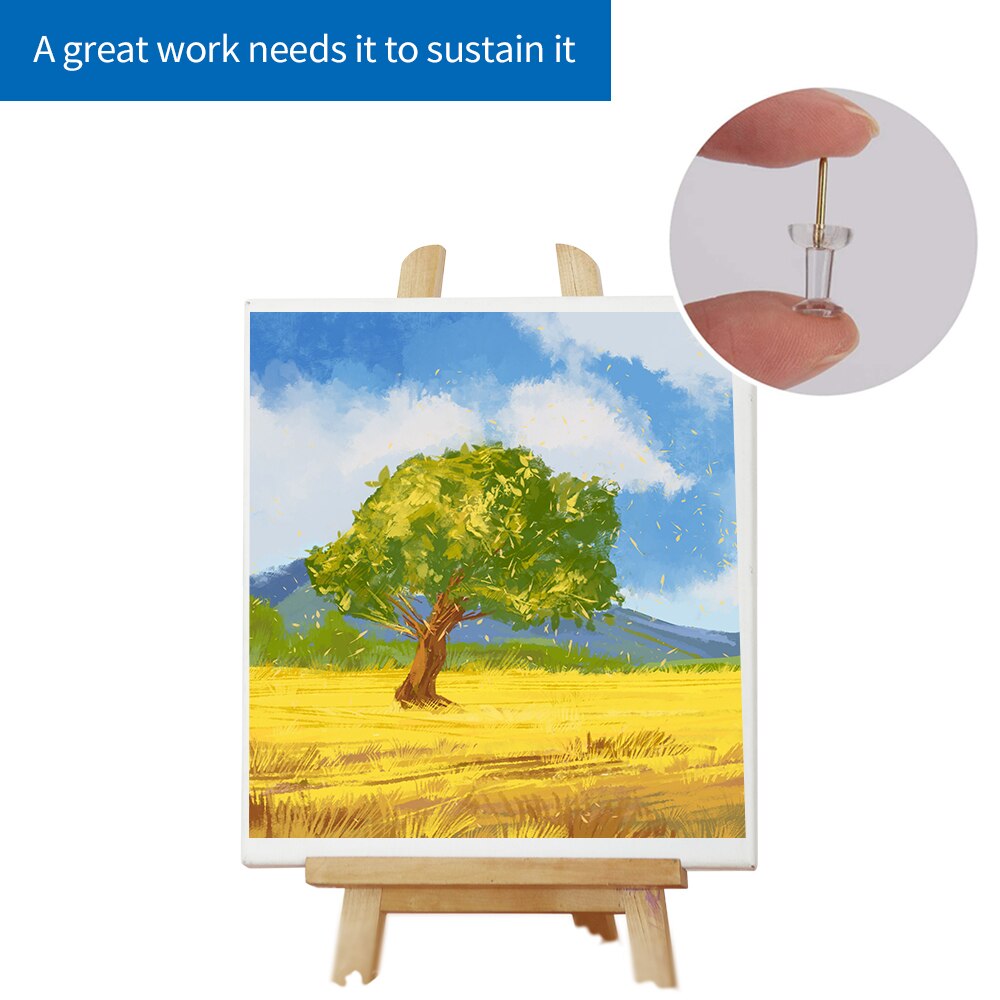 200pcs/box Thumbtacks Steel Plastic Transparent Decorative Transparent Push Pin Transparent Pushpin Painting Soft Nail