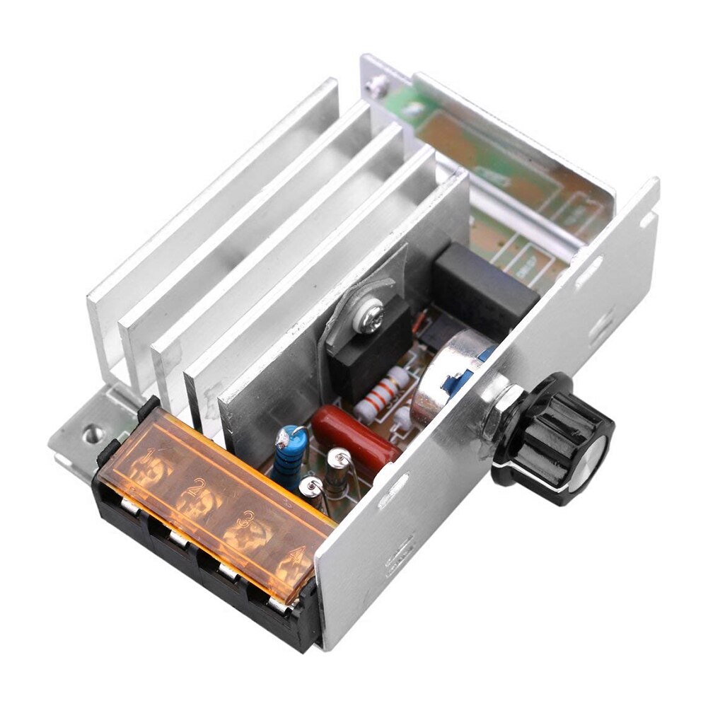 4000W 220V AC régulateur de tension SCR gradateur moteur électrique régulateur de vitesse Thermostat Module