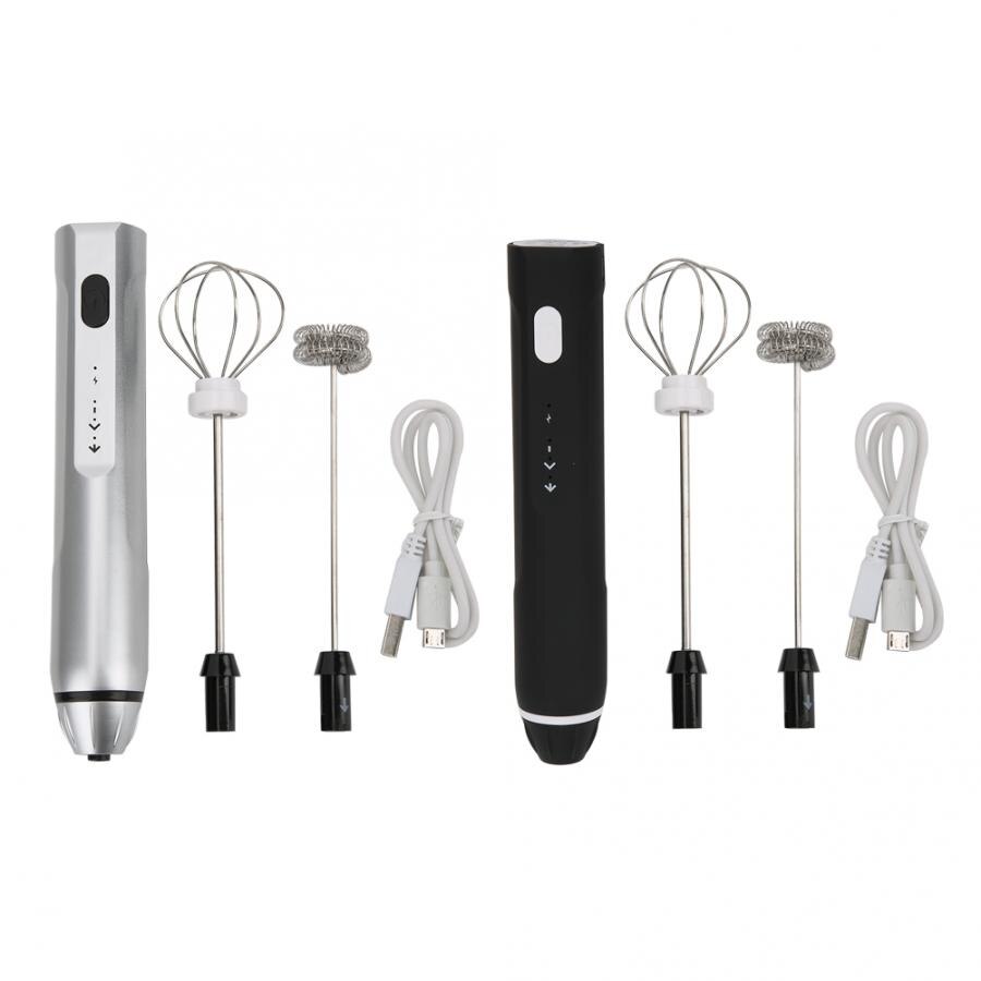 Spieniacz robić mleka ręczny mini spieniacz robić mleka kawy elektryczny wibrator robić mleka trzepaczka robić jajek mikser robić kawy USB ładowanie elektryczny spieniacz mleka spieniacz robić mleka