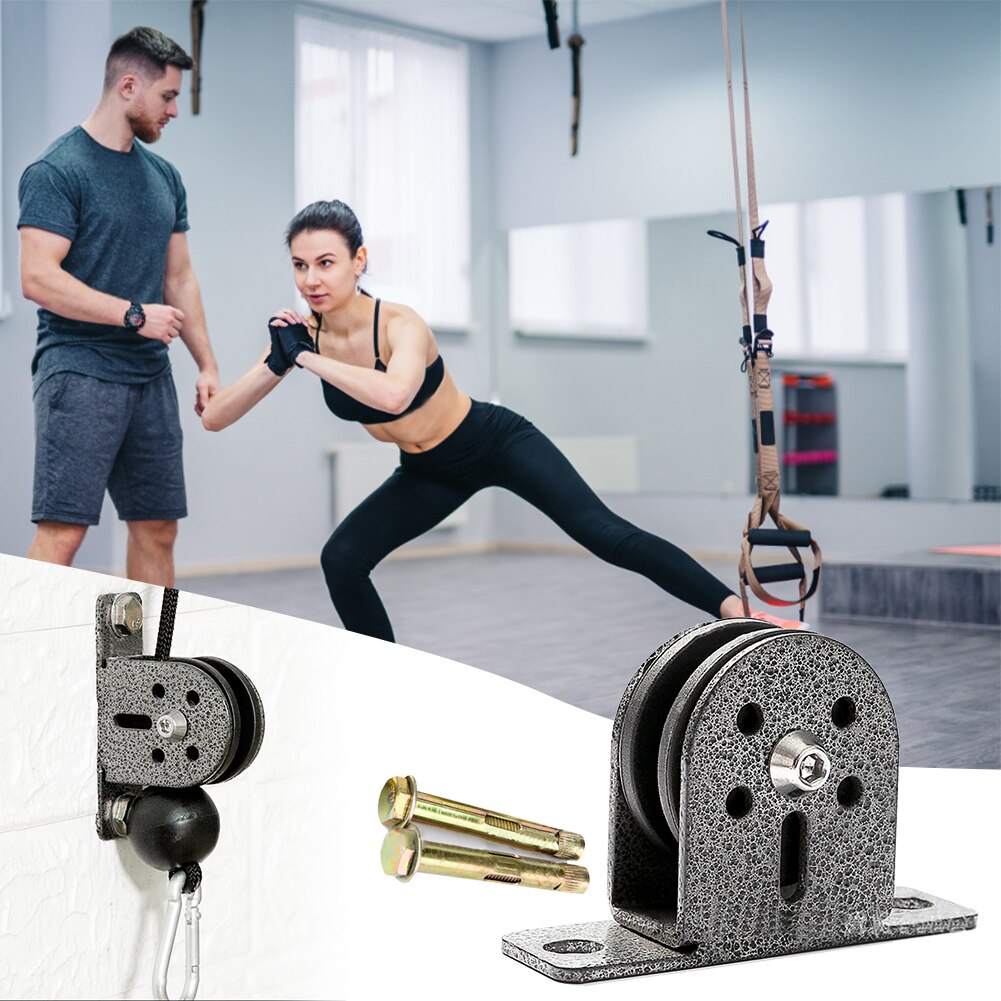 Fitness Rvs Lager Katrol Belasting Kabel Stille Wiel Home Gym Sport Accessoires Voor Lifting Workout Diy Apparatuur Gym