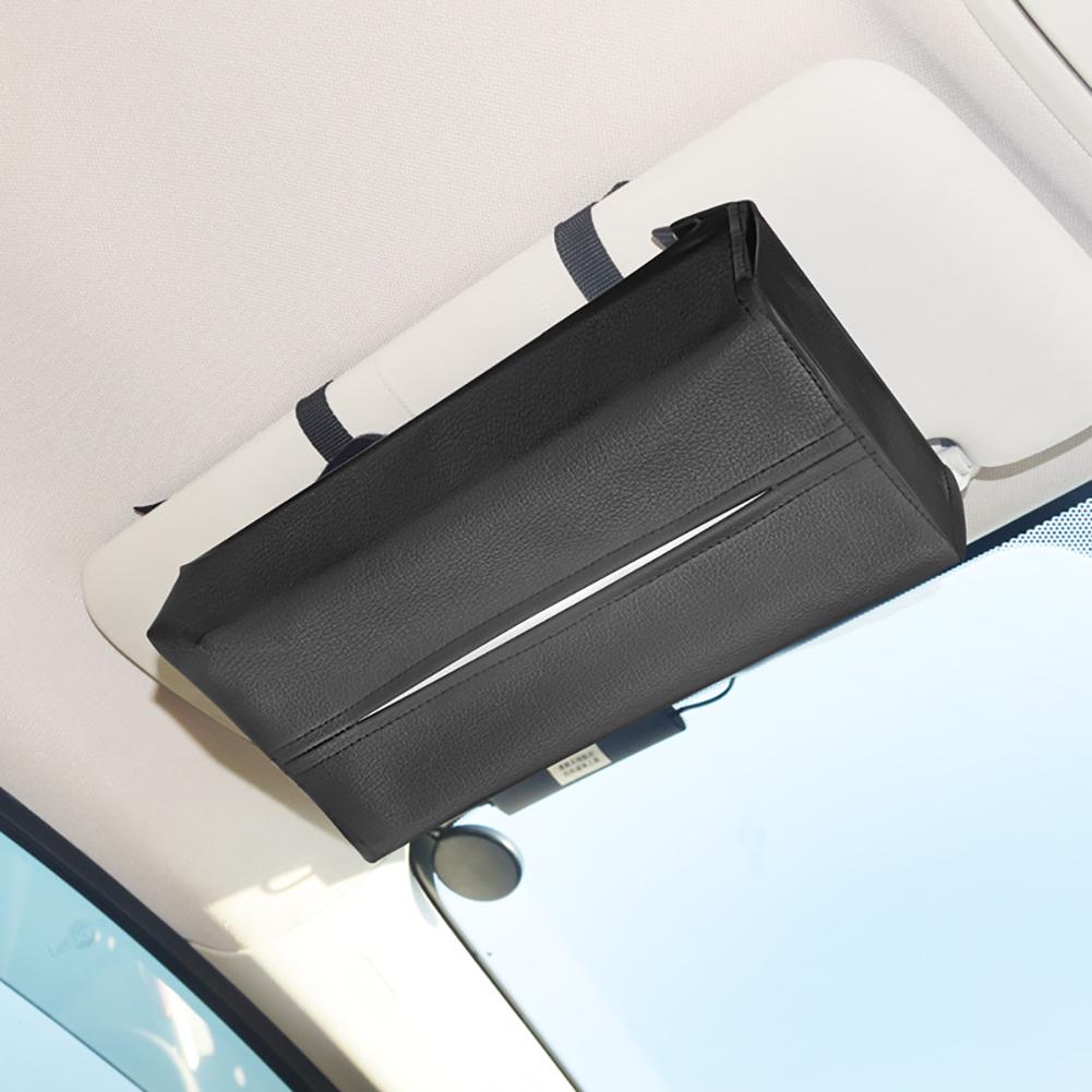 Tissue Doos Kunstleer Tissue Papier Doos Servet Storage Case Houder Home Auto Voertuig Auto Accessoires Interieur