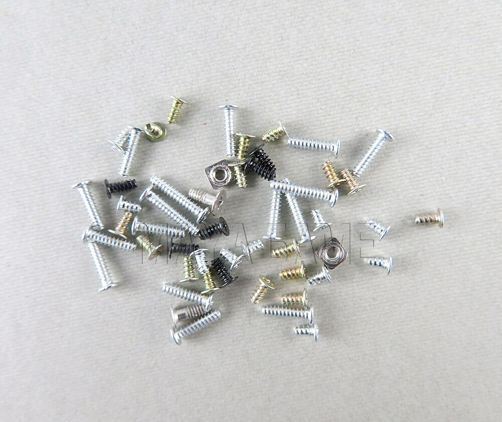 For 3DSXL 3DSLL Full Screw Set + L R Spring + Metal Pillar for Nintendo 3DS XL LL Screws Console