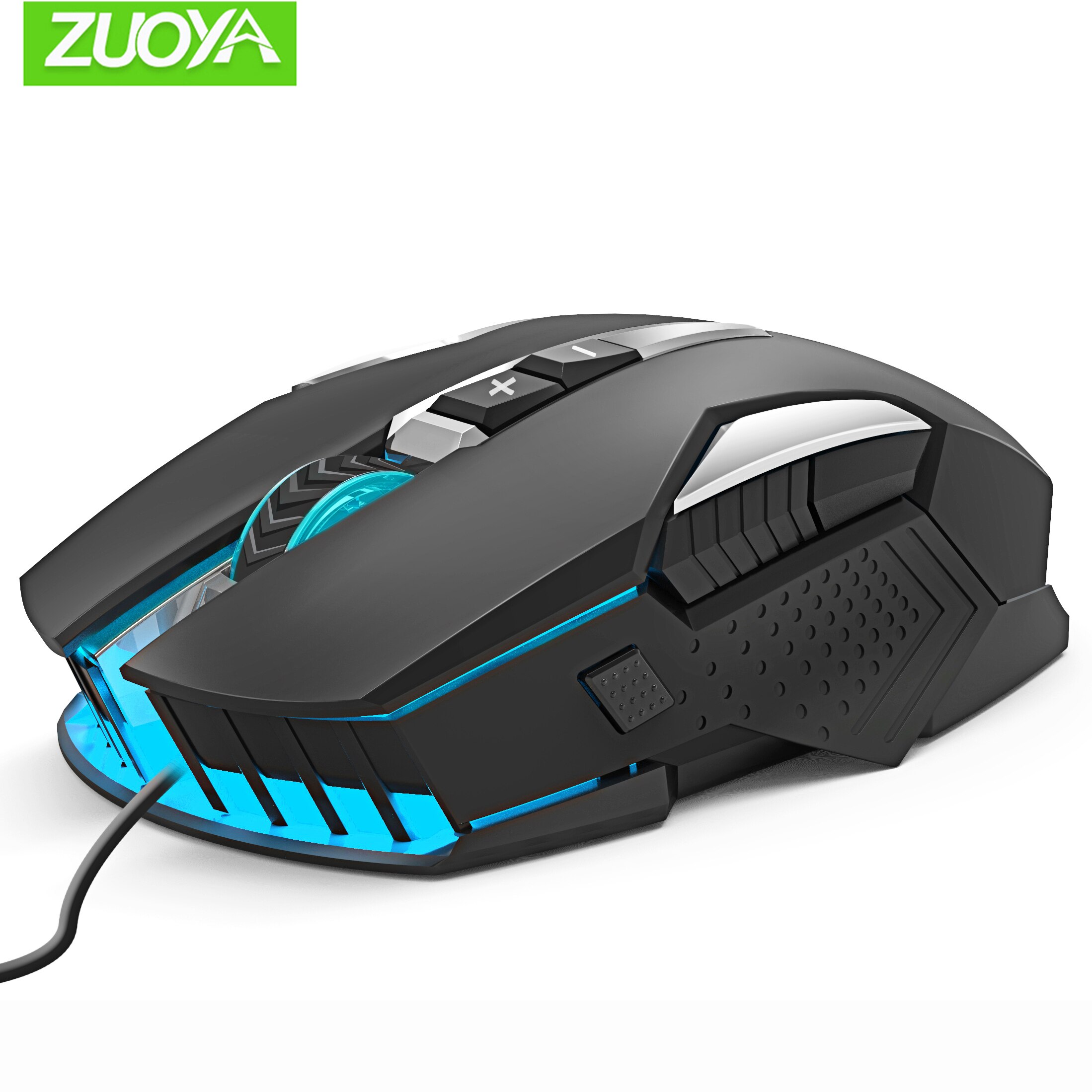 ZUOYA Gaming Mouse Adjustable DPI Game Mouse LED Optical Mice Mause Backlight Wired USB For PC Laptop Gamer