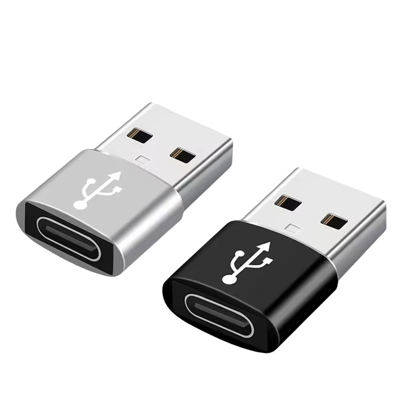 Adaptador usb c 2.0 tipo c para usb, conversor macho para fêmea, usb tipo-c para pc, laptops, acessórios para celular