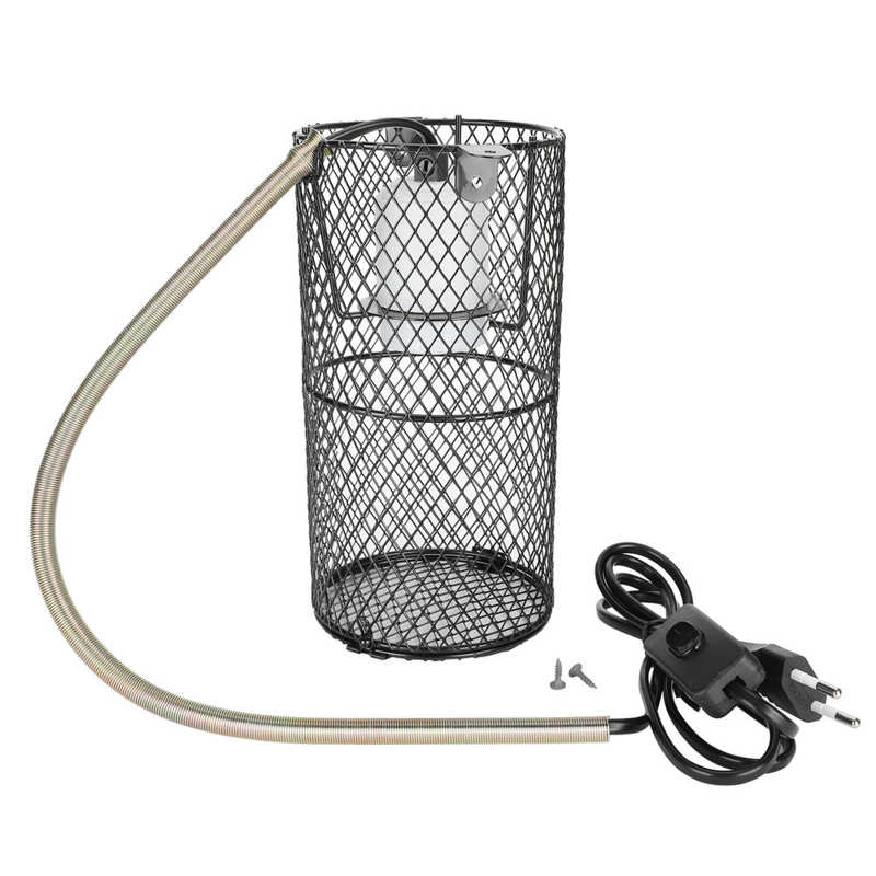 Habitat eclairage Reptile Anti brûlure abat jour céramique chauffage support de lampe pour animal de compagnie serpent lézard tortue tortue lampe lézard