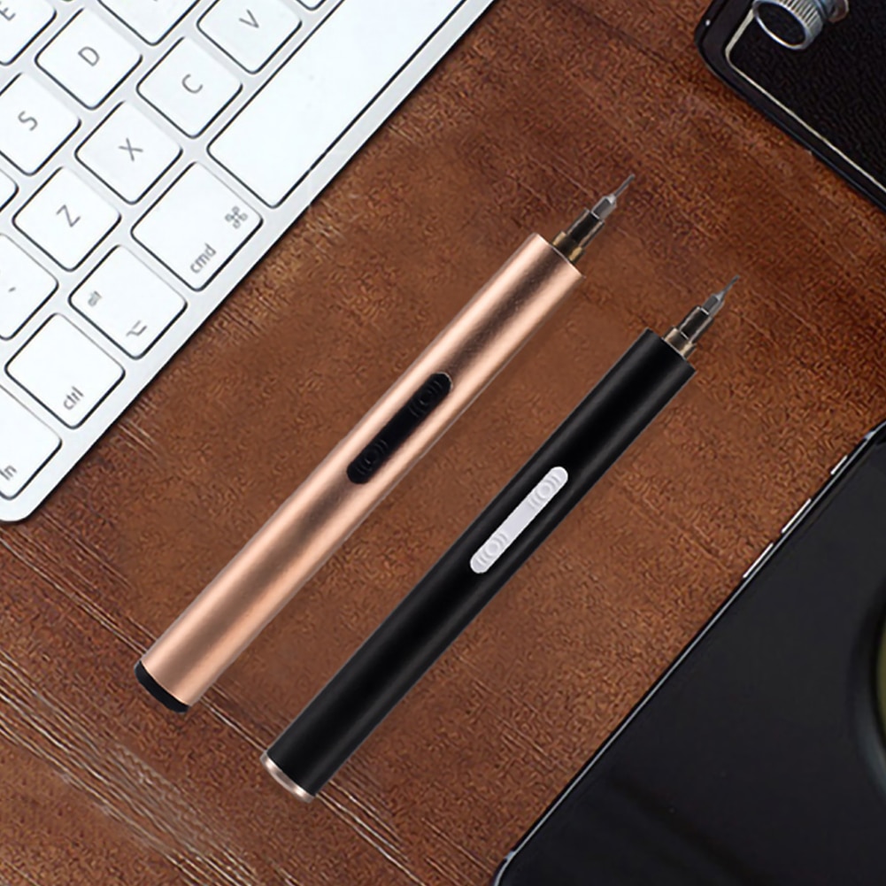 Mini Cordless Electric Screwdriver Rechargeable Screw Power Driver Tool Space Aluminum 0.16Nm For Smart Phone/Watch Repair Tools