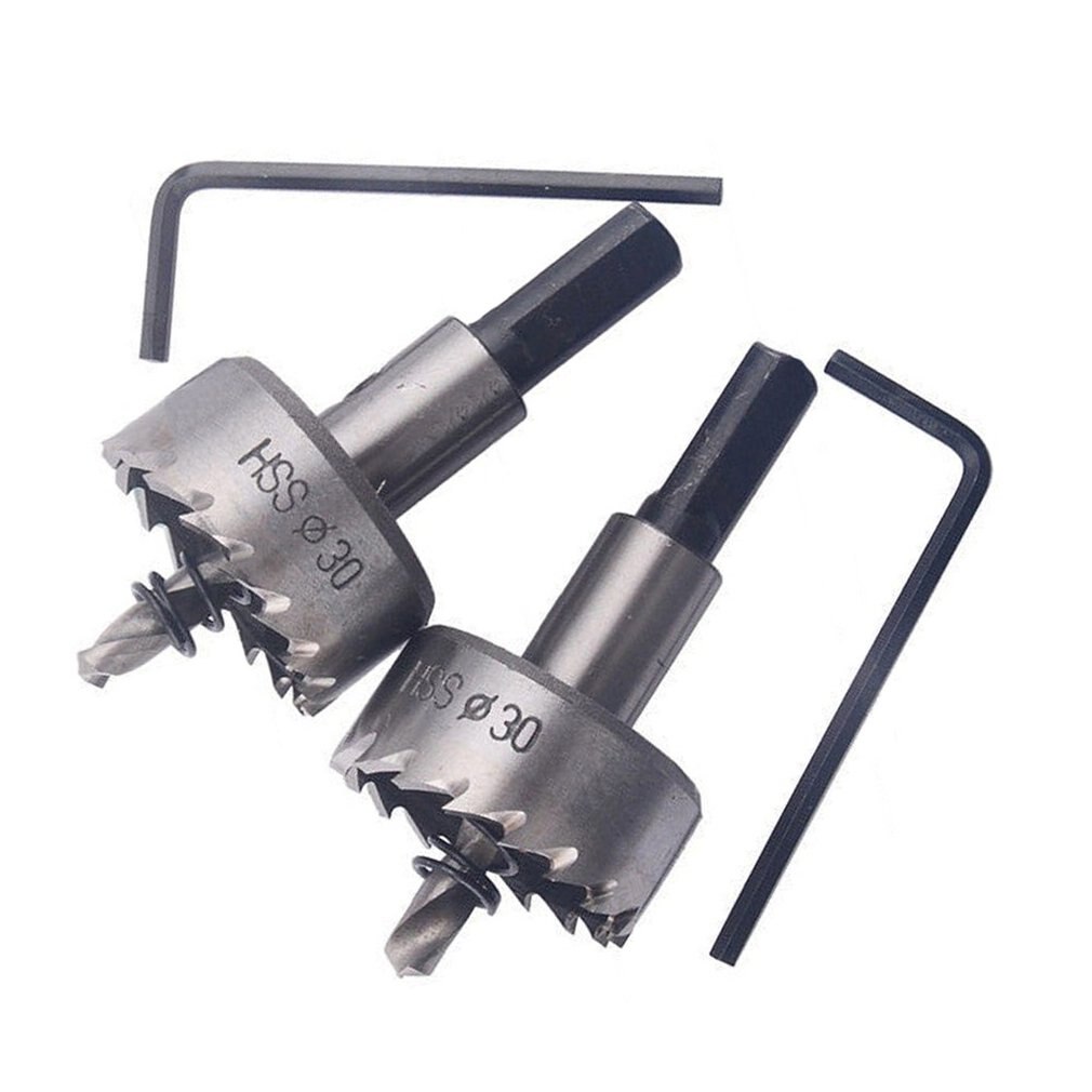 Hss Vel 6542 Metalen Ruimer 7Mm Handvat Hoge Snelheid Staal Boor 5Pcs Dunne Plaat Ruimer 16-30mm Metalen Ruimer