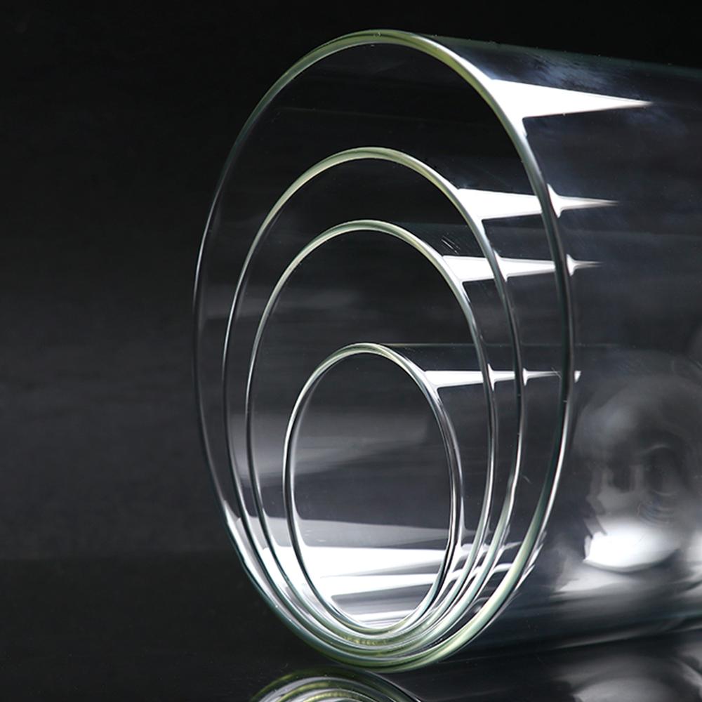 Træbund glas cloche kuppel dæksel display centerpiece bordplade dekoration glas kuppel med base