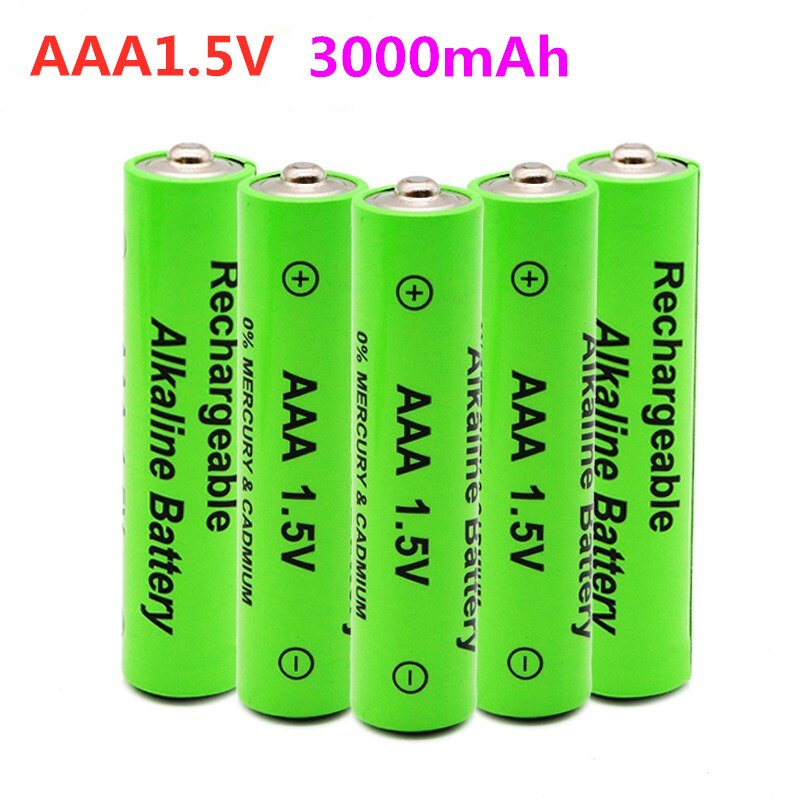 2-20 kpl 1.5v aaa paristo 3000 mah ladattava akku ni -mh 1.5 v aaa akku kelloille hiiret tietokoneet lelut jne