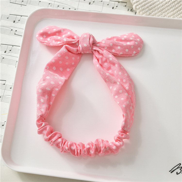 1 PC Winter Warm Ear Warmer Headwrap Xmas Girls' Crochet Headband Knitted Bow Hairband Hair Band Accessories