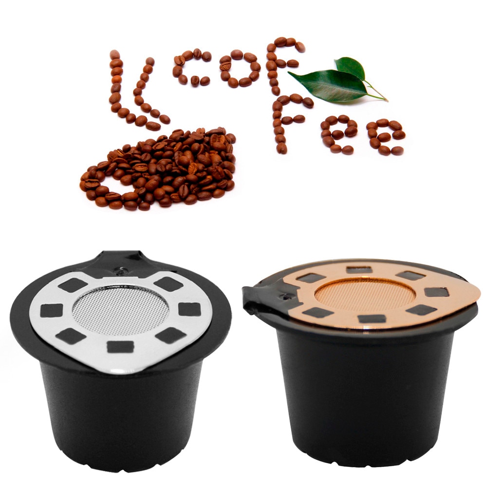 Hervulbare Herbruikbare Koffie Capsules Filter Cup Pods Voor Nespresso Filter Plastic Lepel Filter Pod Zachte Smaak Zoete