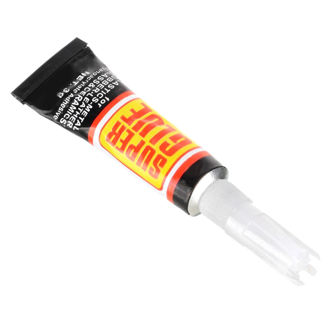 12 stk/sæt 3g hurtigtørrende superlim mini flydende tube superlim stærkt klæbende metal glas plast håndlavet reparationsværktøj