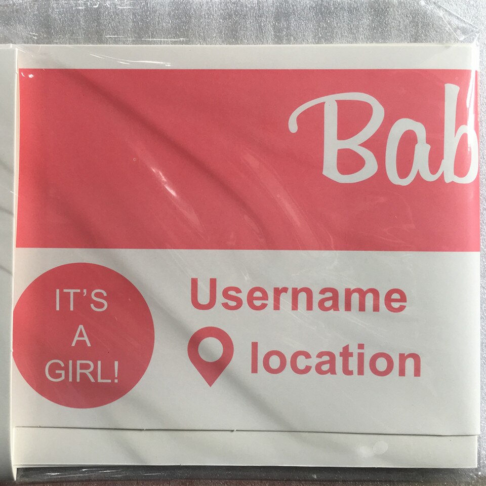 1 Uds. Selfie de marco para Baby Shower, cartel de utilería para cabina de fotos