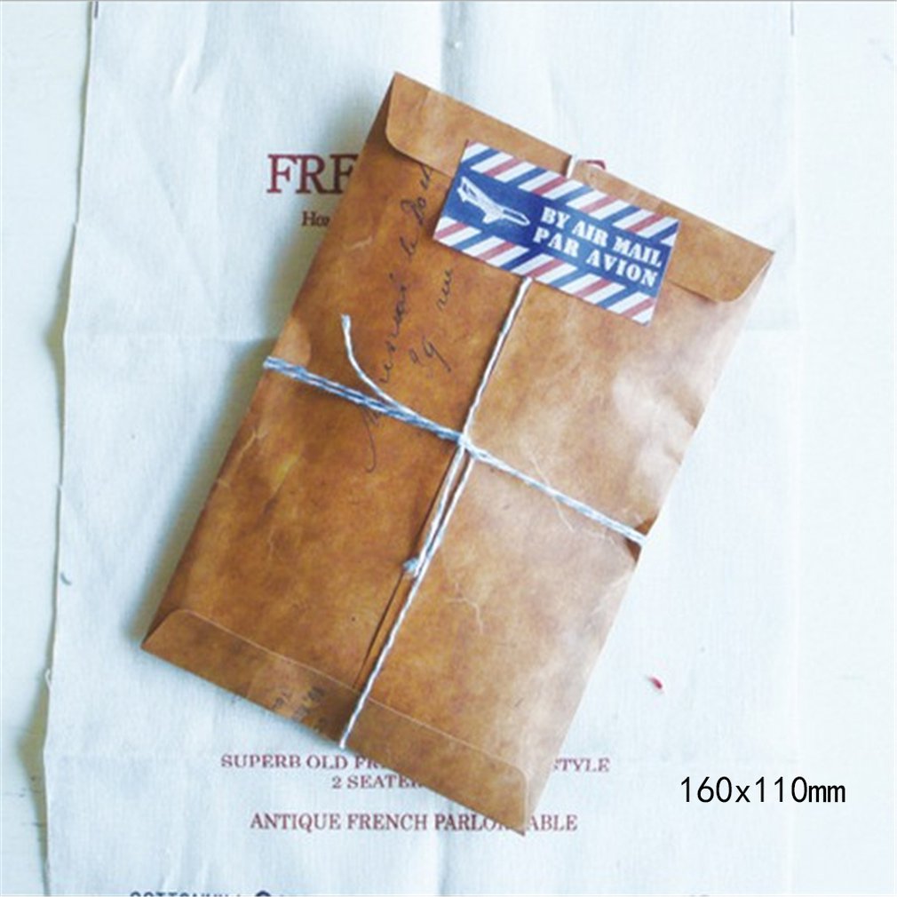 1 st vintage unikt kraftpapper vykort gratulationskort födelsedag brev kuvert bäst för vänner