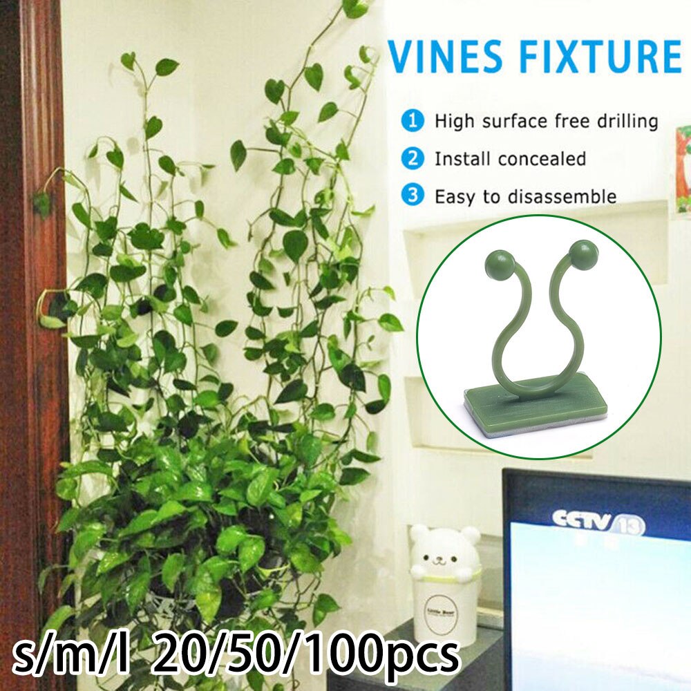 20/50/100pcs set Fixing Clamp Fixture Invisible Wall Sticky Knob