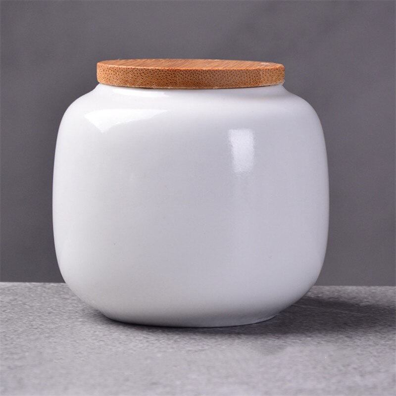 Ceramiczne przyprawy kuchenne pudełko retro rozszczepienie kolor pojemniki robić herbaty pojemniki na żywność podróż butelka robić przechowywania kawy porcelanowy słoik na przyprawy: A