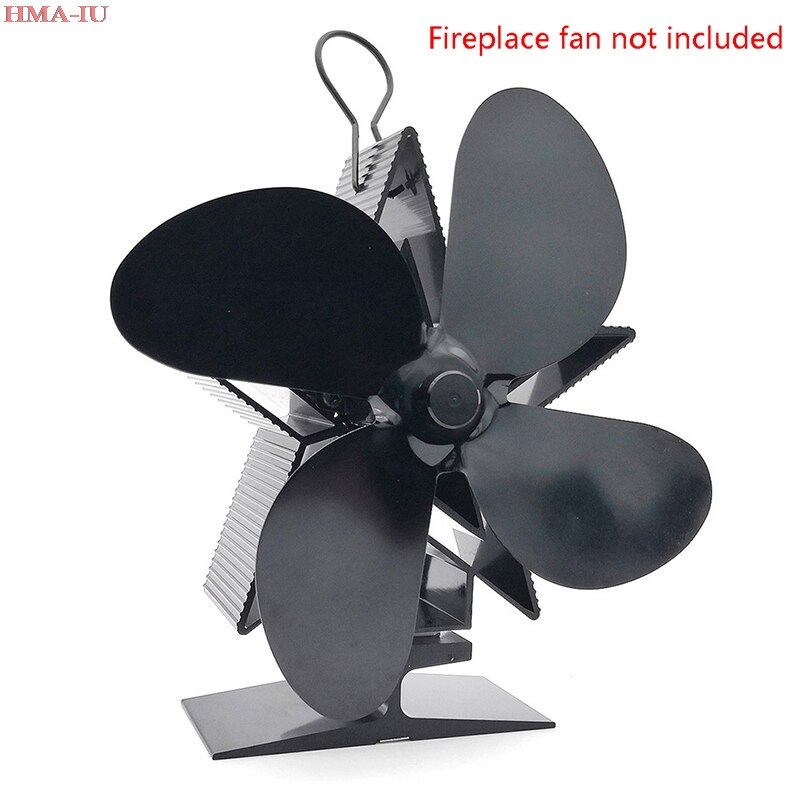 Ventilador Térmico Para Chimenea Y Estufa De Leña | 10 Aspas De Alumino Anodizado, Silencioso, Con Protección Sobrecalentamiento
