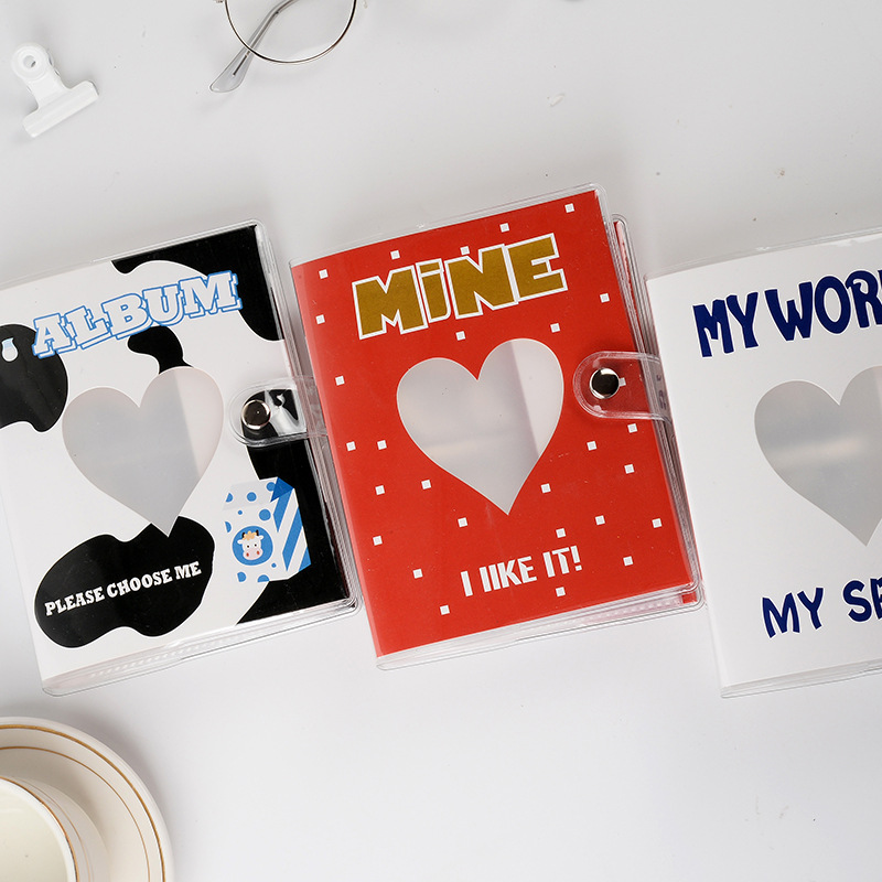 EZONE – Album Photo 3 pouces, Mini classeur de cartes de visite en PP, livre de Collection, Collection de timbres, livret