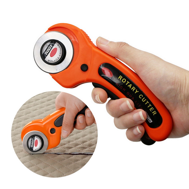 45mm rotierend Cutter Leder Schneiden Werkzeug Stoff Schneiden Maschine Runde Klinge DIY Patchwork NäHenne Dreh Messer Stoff Schneiden Werkzeug