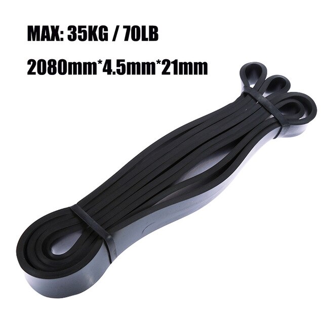 Zacro Fitness Rubber Bands Resistance Band Unisex 208Cm Yoga Athletic Elastic Bands Loop Expander for Exercise Sports Equipment: 21mm