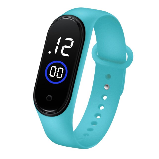 reloj deportivo Simple para hombres y mujeres, reloj Digital LED de , reloj electrónico de silicona, reloj de pareja, reloj para hombre: Multicolor