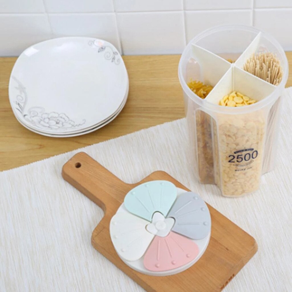 25# Transparent Plastic Storage Box Dry Dried Food Storage Box Container Box Kitchen Organizer Accessories
