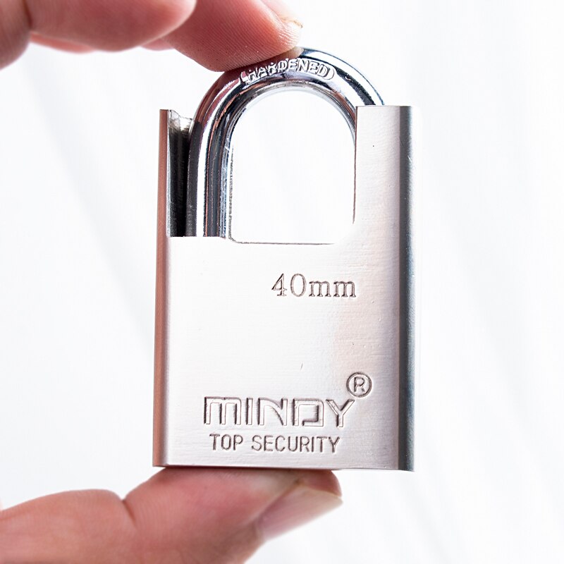 Top Security Solid Lock Door Gate Anti-Theft Heavy Duty Lock with 4 keys Shrouded Hardened Steel Padlock Waterproof Antirust