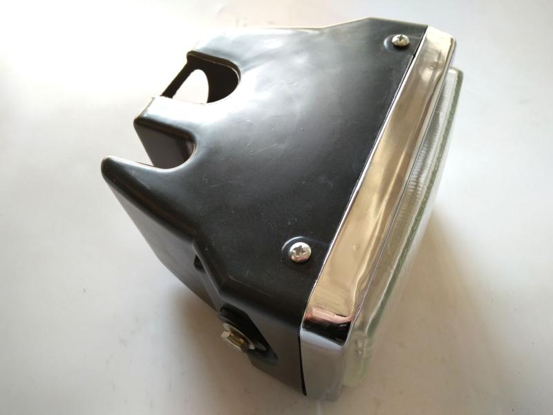 Faro delantero AX100 de tamaño cuadrado para motocicleta, piezas de faro delantero para Suzuki 100cc AX 100, ,