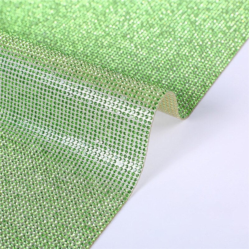 Strass brillants en cristal, 40x24cm, autocollant de décoration de voiture à faire soi-même: green