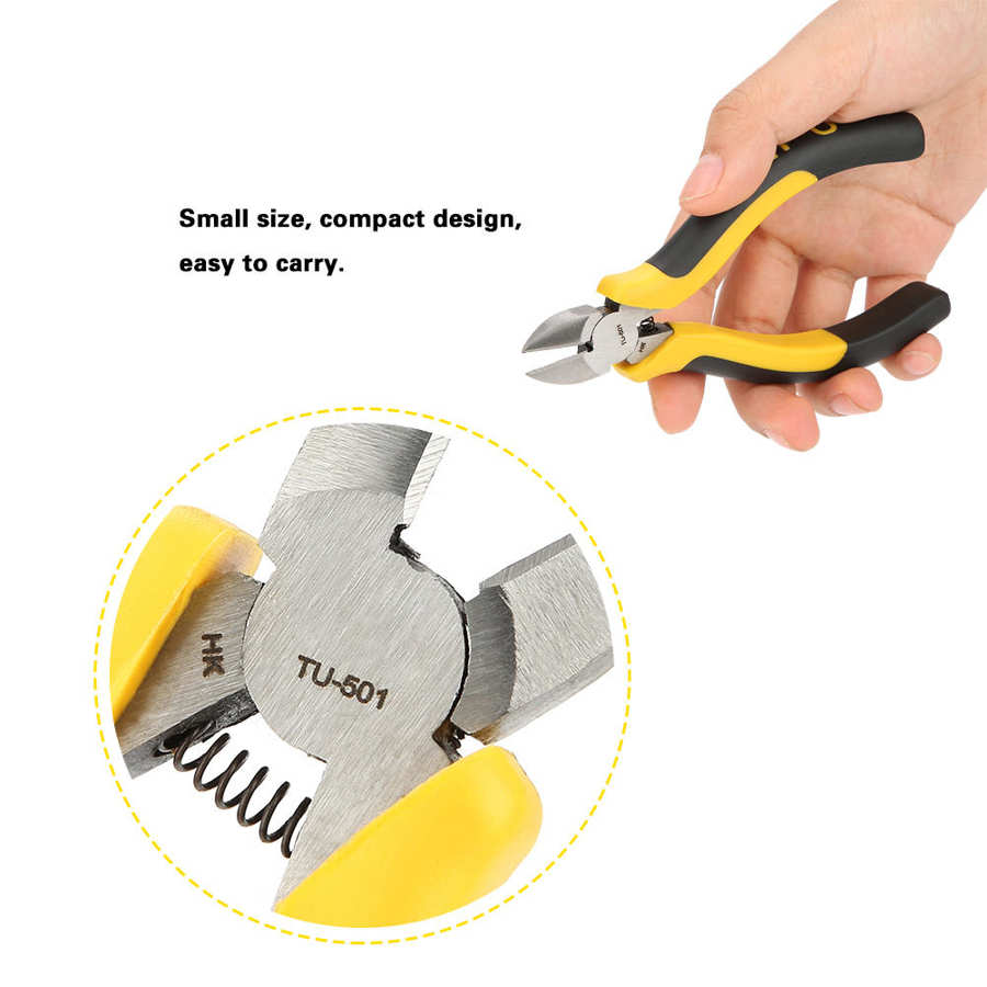 Schaar handgereedschap 5 inch diagonale tang elektrische draad kabelschaar zijkniptang vlakke tang scharen tijeras
