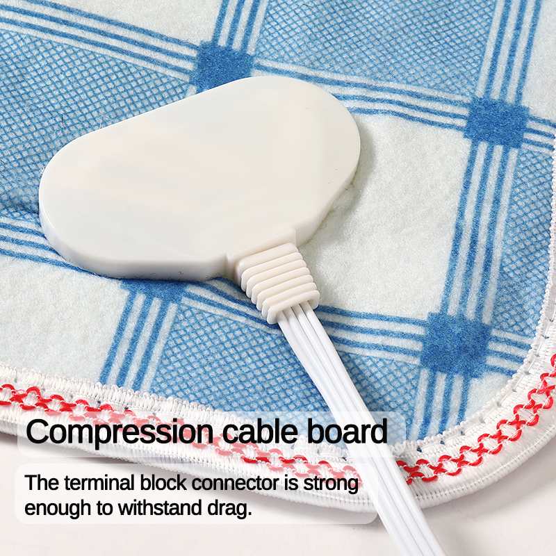 150cmx180/120cm Electric Blanket Heating Carpet Mattress Heater Temperature Adjustable 1-3 People Body Warmer 220V(Style Random)