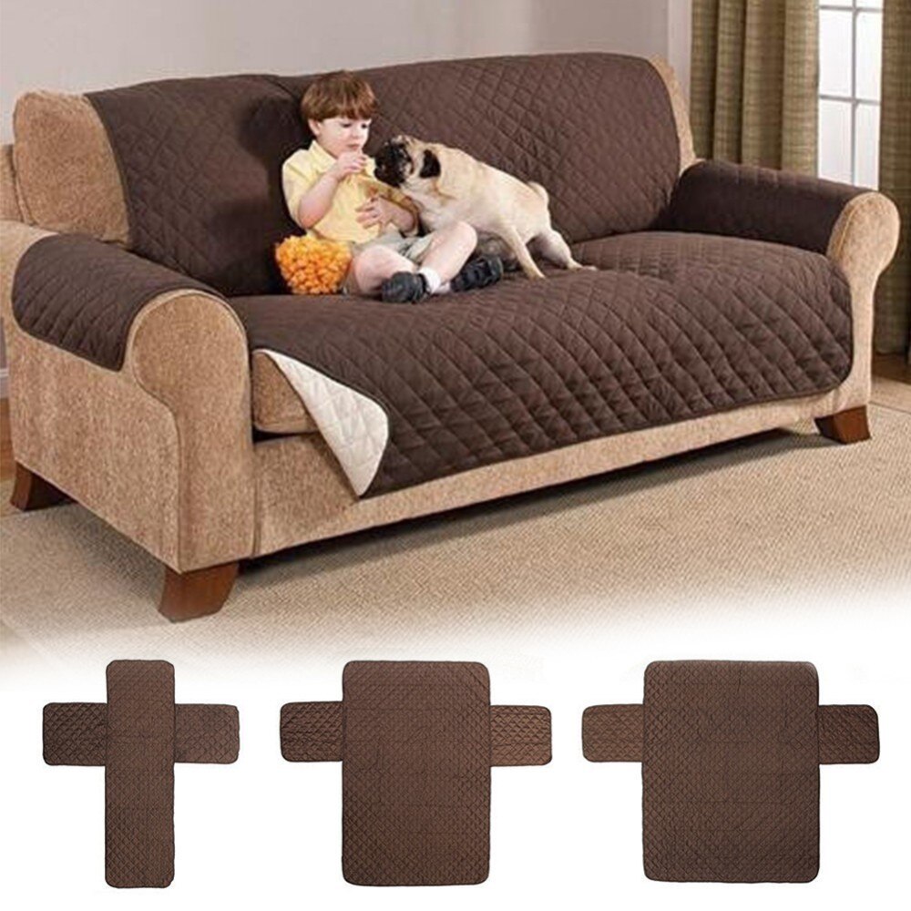 Waterdichte gewatteerde sofa cover pet kind antislip sofa lounge stoel sofa cover fauteuil meubels protector 1/2 /3 zetels