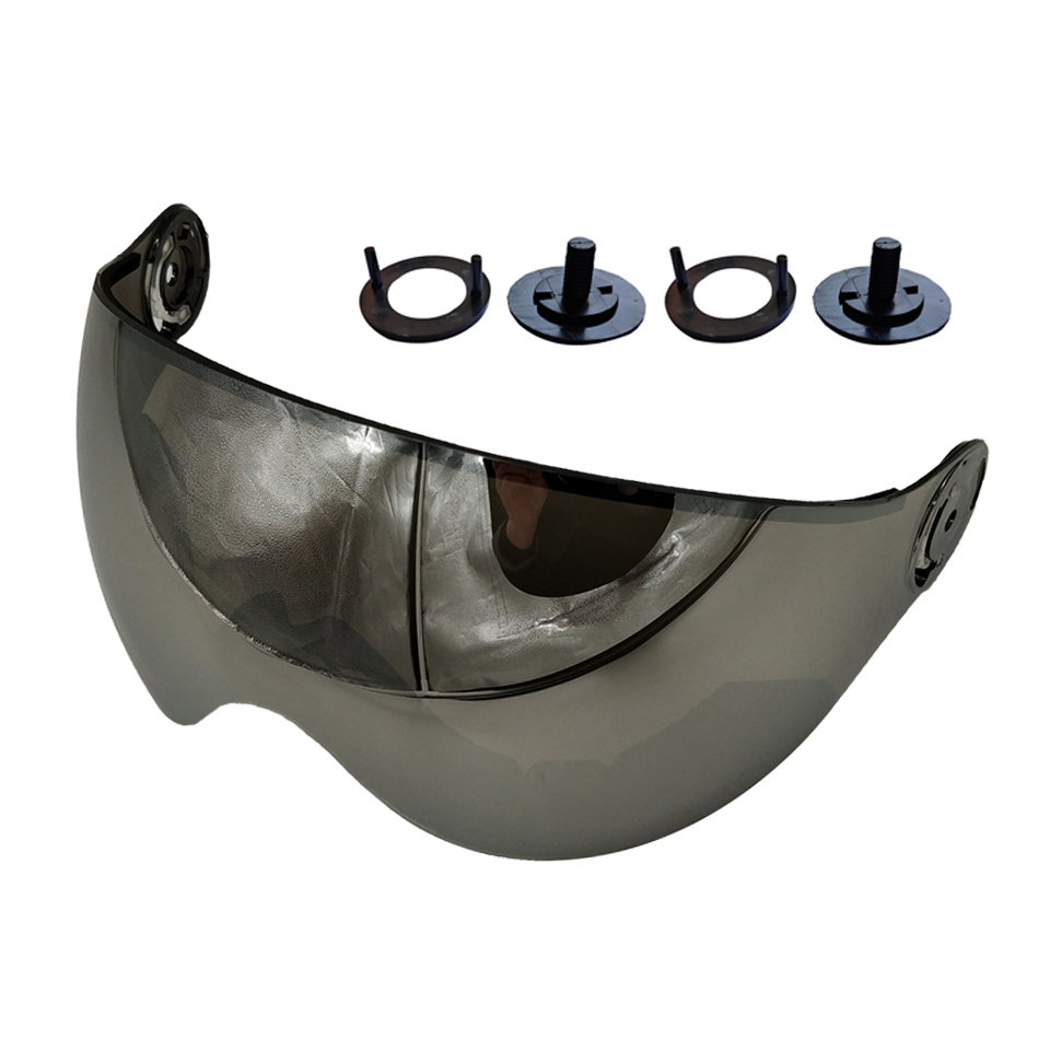 LOCLE Skihelm Visiere von MS95 MS99 Multifunktionaler winddichter staubdichter Ersatzlinse UV-Schutz Skihelm Extra Linse: green