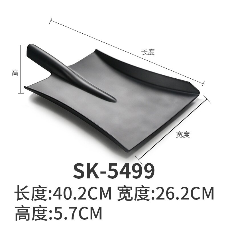 Dish Platter Bowl Cutter Board Dinnerware European Porcelain shovels Tableware Plate Dish Platter Bowl Cutter: B